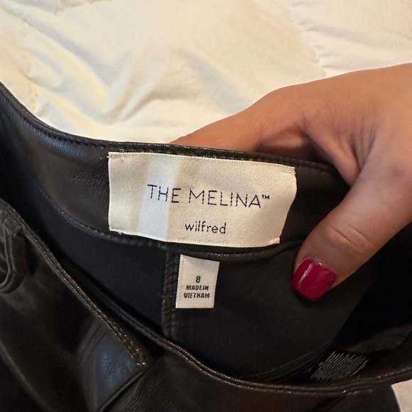 aritzia melina leather pants - Picture 2 of 2